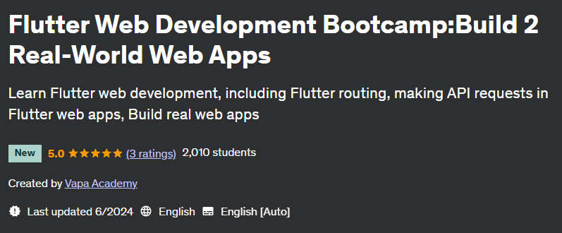 Pictures · Flutter Web Development Bootcamp:Build 2 Real-World Web Apps 2024-6