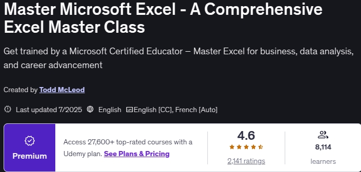 Bilder · Meister Microsoft Excel Eine komplette Excel umfassender Kurs 2025-7