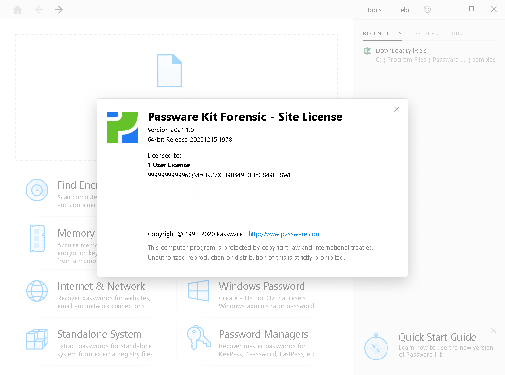 Pictures · Passware Kit Forensic 2022.1.0 x64
