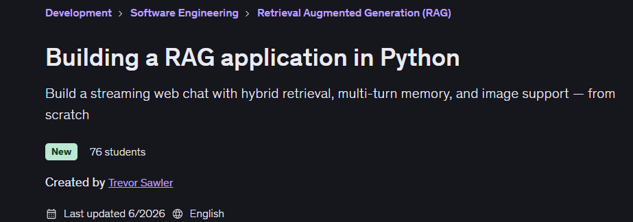 Imágenes · Creación de una aplicación RAG en Python 2026-6
