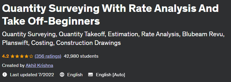 Pictures · Udemy — Quantity Surveying With Rate Analysis And Take Off-Beginners 2021-11