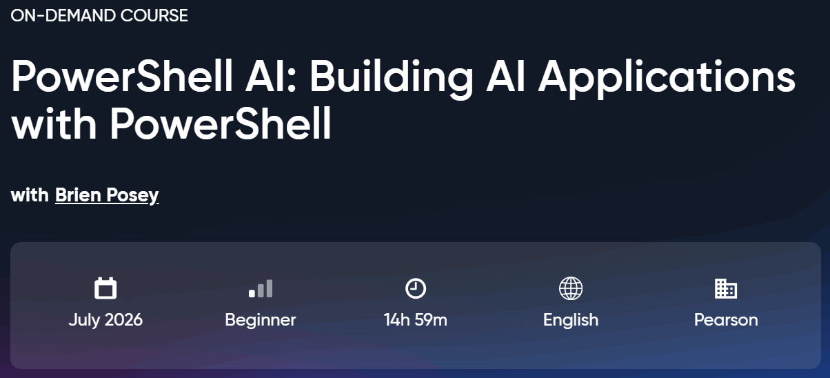 चित्र · ओरेली - PowerShell AI: इमारत AI PowerShell के साथ अनुप्रयोग 2026-7
