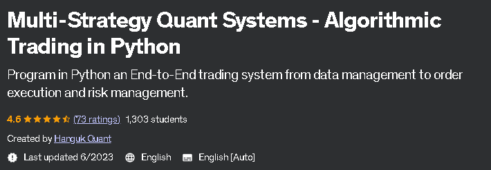 Pictures · Udemy — Multi-Strategy Quant Systems – Algorithmic Trading in Python 2022-2
