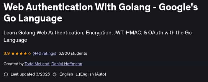 Pictures · Udemy — Web Authentication With Golang – Google’s Go Language 2025-3