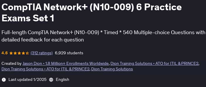 Pictures · Udemy — CompTIA Network+ (N10-009) 6 Practice Exams Set 1 2025-1