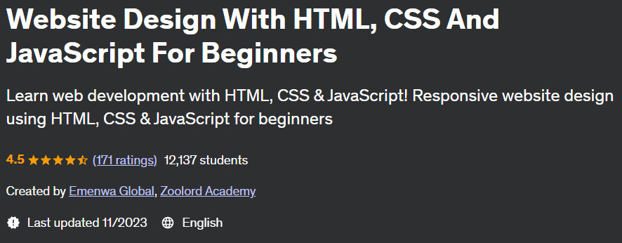Pictures · Website Design With HTML, CSS And JavaScript For Beginners 2023-11