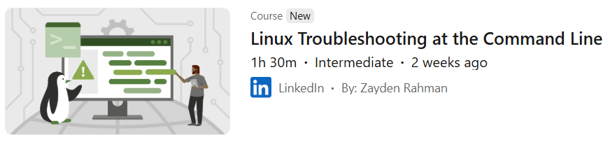 Pictures · LinkedIn — Linux Troubleshooting at the Command Line 2025-1