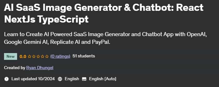 Pictures · Udemy — AI SaaS Image Generator & Chatbot: React NextJs TypeScript 2024-10