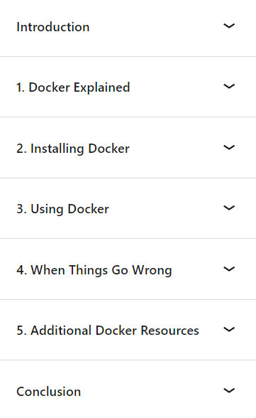 Course topics · LinkedIn — Learning Docker 2022-12