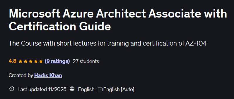 Imágenes · Microsoft Azure Arquitecto asociado con guía de certificación 2025-11