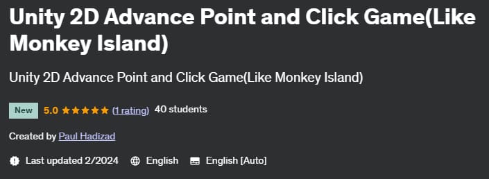 Pictures · Udemy — Unity 2D Advance Point and Click Game(Like Monkey Island) 2024-2