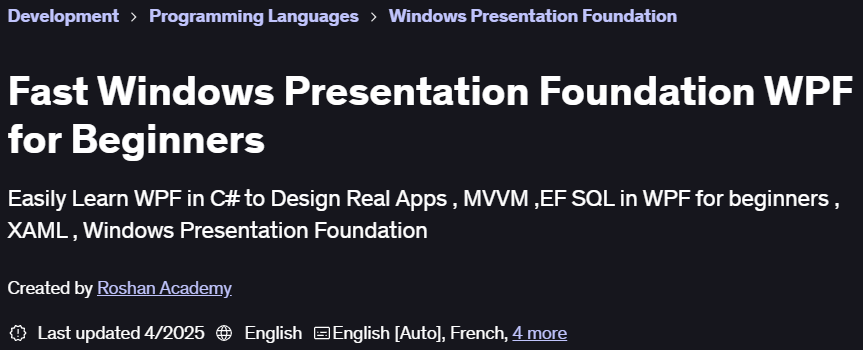 Pictures · Udemy — Fast Windows Presentation Foundation WPF for Beginners 2025-4
