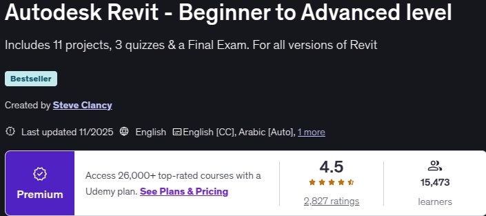 Pictures · Autodesk Revit – Beginner to Advanced level 2025-11