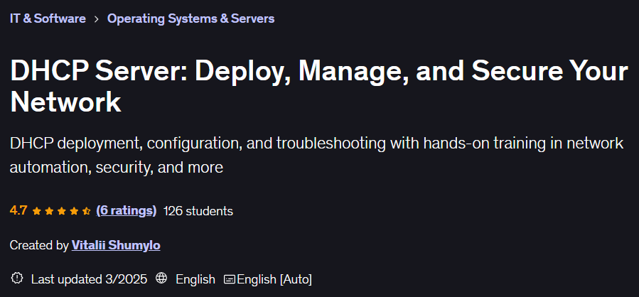 Imágenes · DHCP Server: Desploy, gestione y asegure su red 2025-3