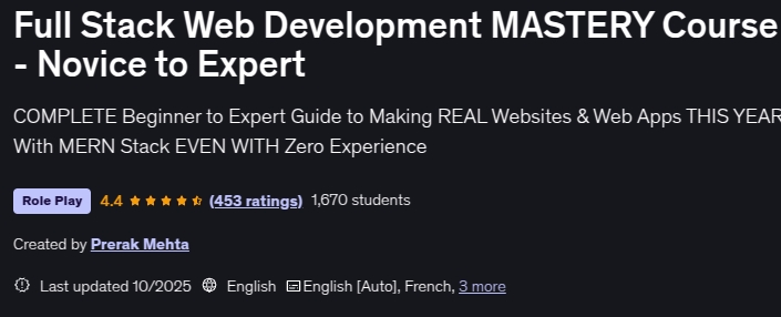 Images · Full Stack Web Development Master Course - Nouvelles à Experts 2025-10