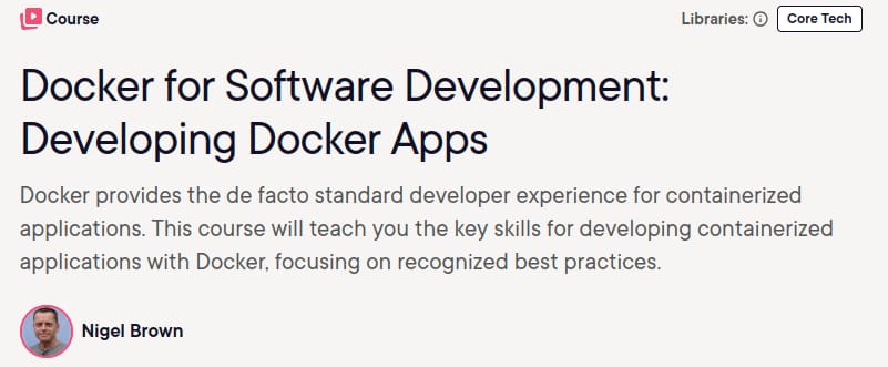 चित्र · Docker सॉफ्टवेयर विकास: विकास Docker एप्लिकेशन 2025-9