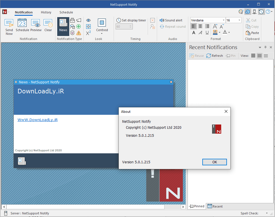 Pictures · NetSupport Notify 2020 v5.0.1
