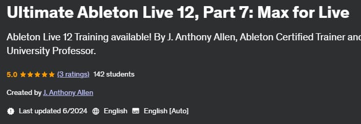 Pictures · Ultimate Ableton Live 12, Part 7: Max for Live 2024-3