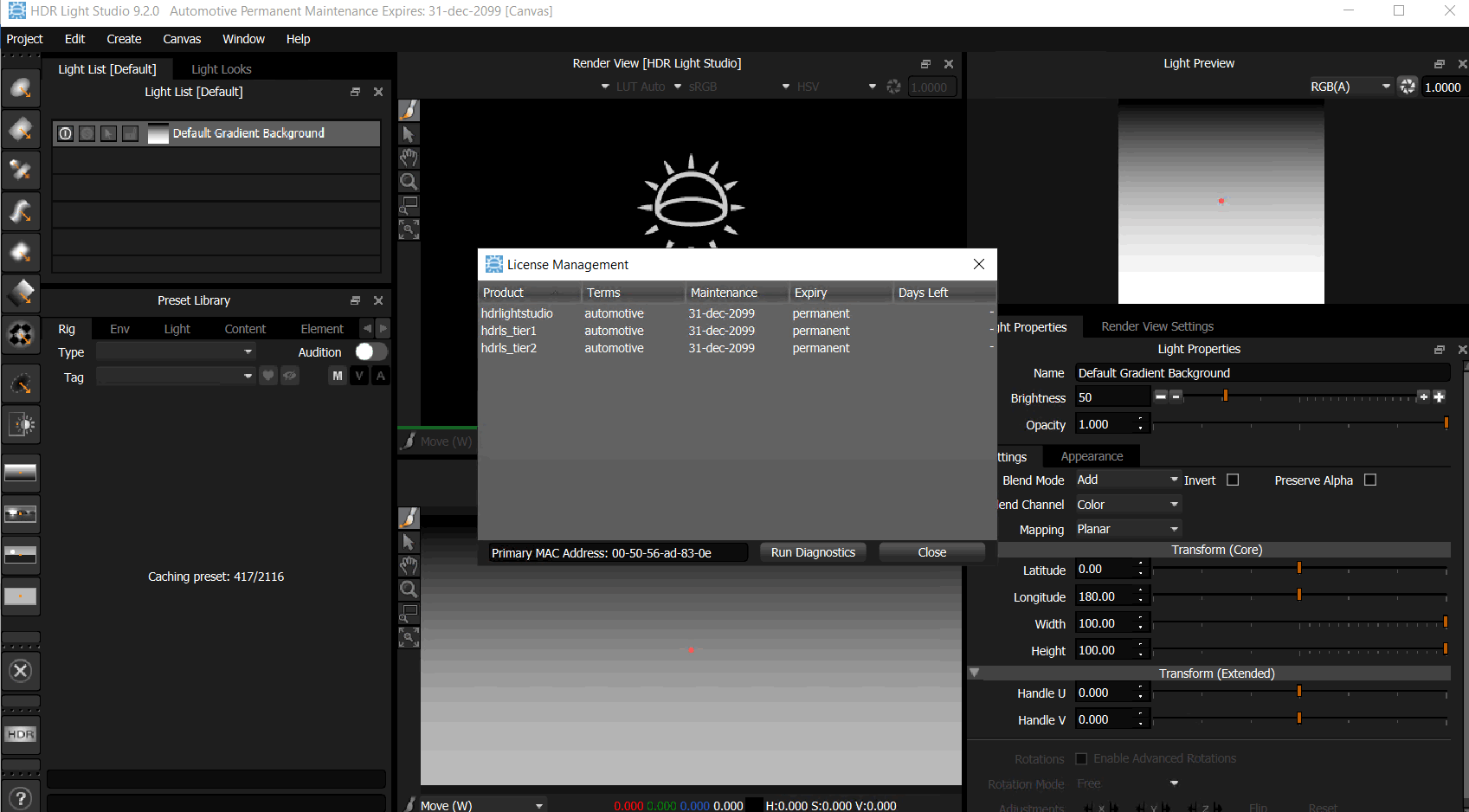 Изображения · Скриншоты HDR Light Studio 9.3.2.2025.1230 x64