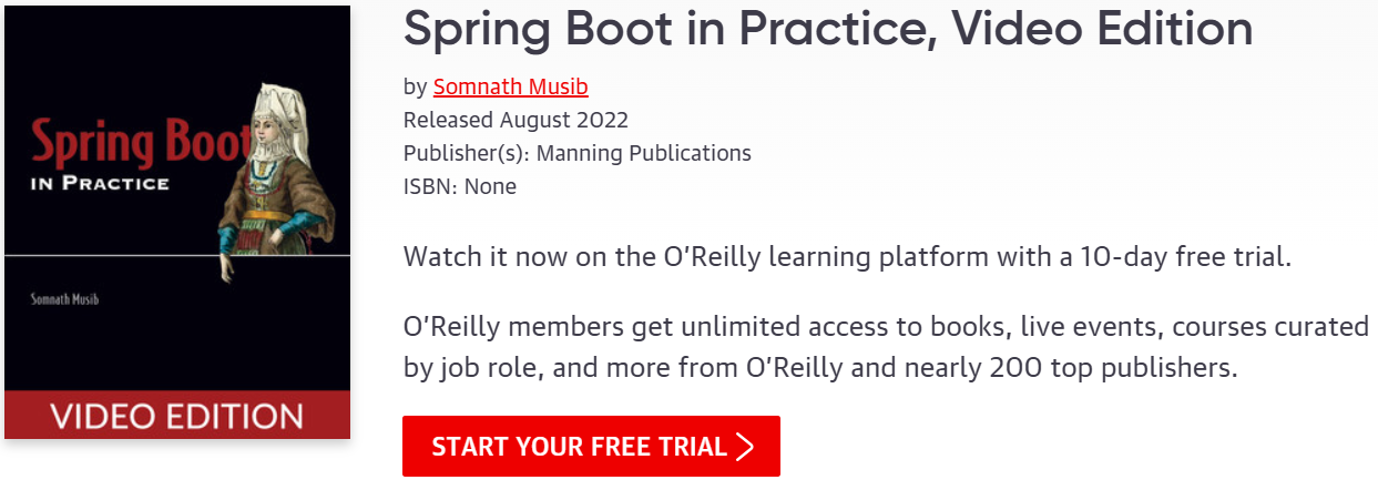 Pictures · Oreilly — Spring Boot in Practice, Video Edition 2022-8