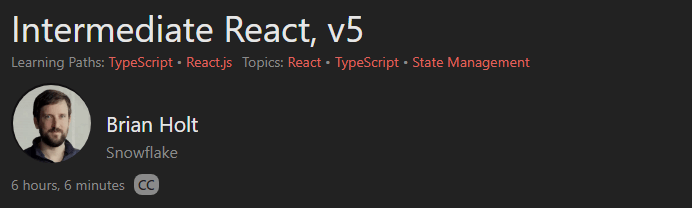 Pictures · Intermediate React, v5 2023-1