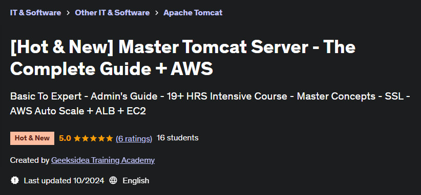 Pictures · Udemy — [Hot & New] Master Tomcat Server – The Complete Guide + AWS 2024-4