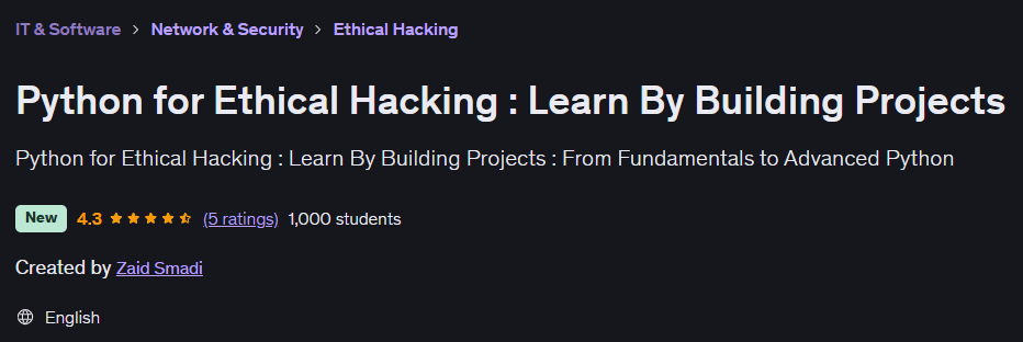 图片 · Python 道德黑客:通过构建项目学习 2026-2