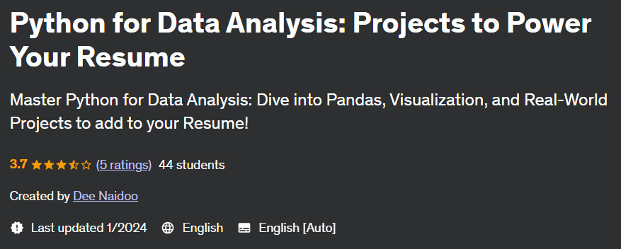 Pictures · Python for Data Analysis: Projects to Power Your Resume 2023-12