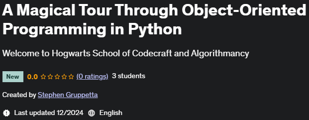 Pictures · Udemy — A Magical Tour Through Object-Oriented Programming in Python 2024-12