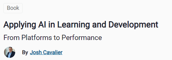 Pictures · ATD Press — Applying AI in Learning and Development: From Platforms to Performance 2026