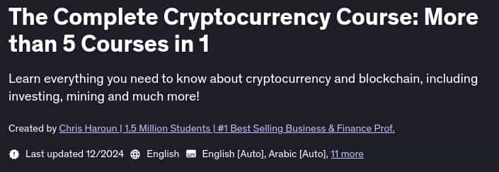 Pictures · The Complete Cryptocurrency Course: More than 5 Courses in 1 2024-12