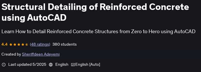 Pictures · Udemy — Structural Detailing of Reinforced Concrete using AutoCAD 2025-5