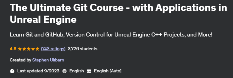 Pictures · Udemy — The Ultimate Git Course – with Applications in Unreal Engine 2023-9