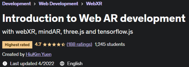 Pictures · Introduction to Web AR development 2021-12