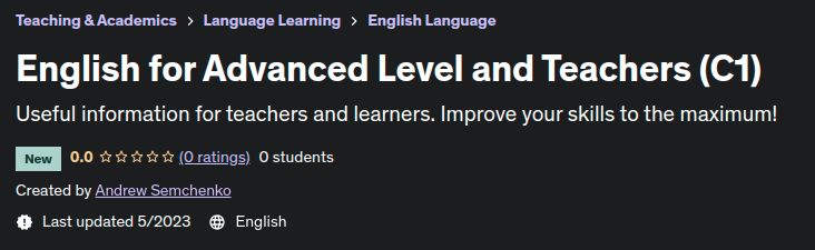 Pictures · English for Advanced Level and Teachers (C1) 2023-5