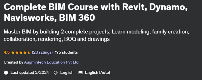 Pictures · Udemy — Complete BIM Course with Revit, Dynamo, Navisworks, BIM 360 2024-1