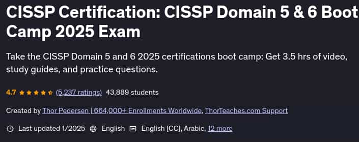 Pictures · Udemy — CISSP Certification: CISSP Domain 5 & 6 Boot Camp 2025 Exam 2025-1