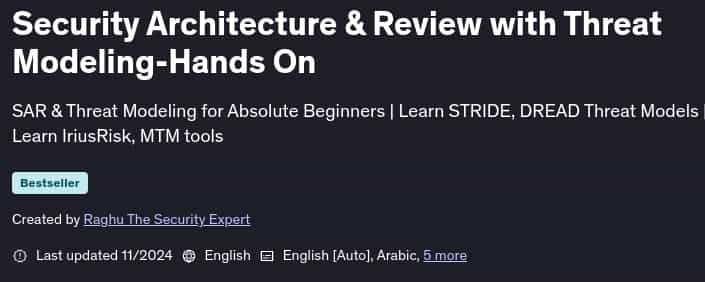 Pictures · Udemy — Security Architecture & Review with Threat Modeling-Hands On 2024-11