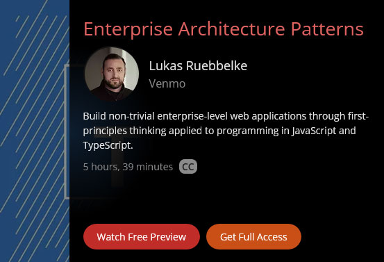 Pictures · Frontend Masters — Enterprise Architecture Patterns 2021-2