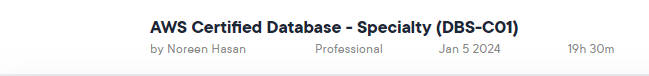 Pictures · AWS Certified Database – Specialty (DBS-C01) 2023-12
