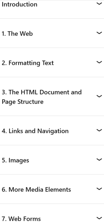 Course topics · HTML Essential Training 2025-3