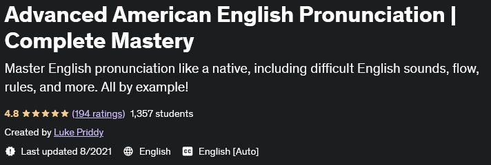 Pictures · Udemy — Advanced American English Pronunciation | Complete Mastery 2021-8