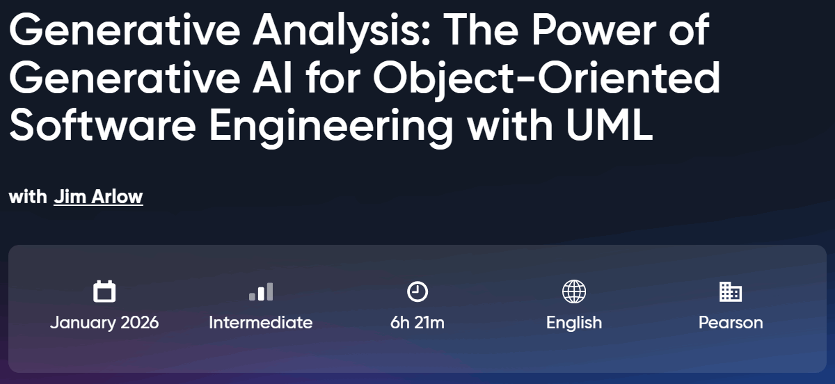 画像 · Oreilly - 生成分析:生成の力 AI オブジェクト指向ソフトウェアエンジニアリング UML 2026-1