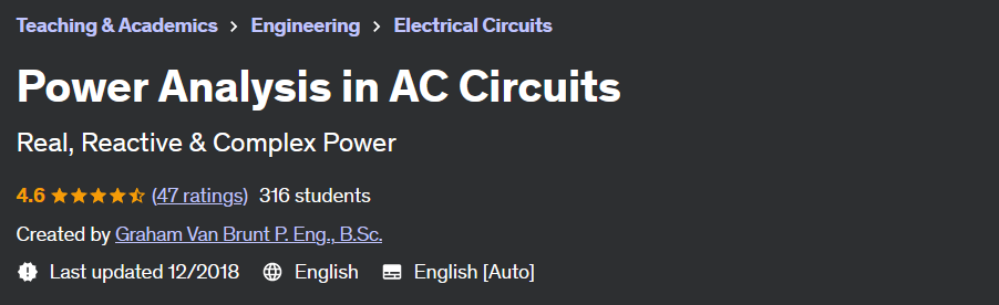 Pictures · Udemy — Power Analysis in AC Circuits 2018-12
