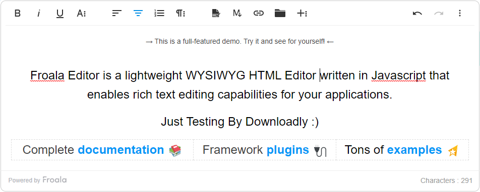 Pictures · Froala WYSIWYG HTML Editor 4.0.0