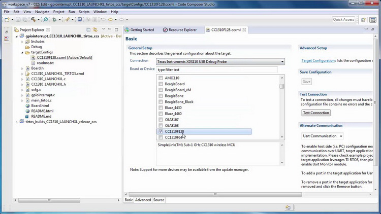 Pictures · Code Composer Studio 6.0.1.00040