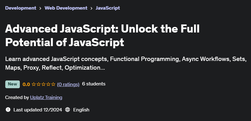 Pictures · Udemy — Advanced JavaScript: Unlock the Full Potential of JavaScript 2024-12
