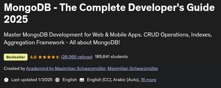 Pictures · Udemy — MongoDB – The Complete Developer’s Guide 2025 2025-1