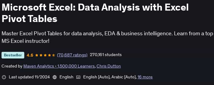 Pictures · Microsoft Excel: Data Analysis with Excel Pivot Tables 2024-11
