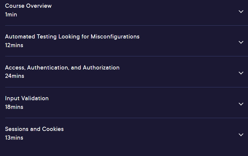 Course topics · OWASP Top 10 with Burp Suite 2024-9